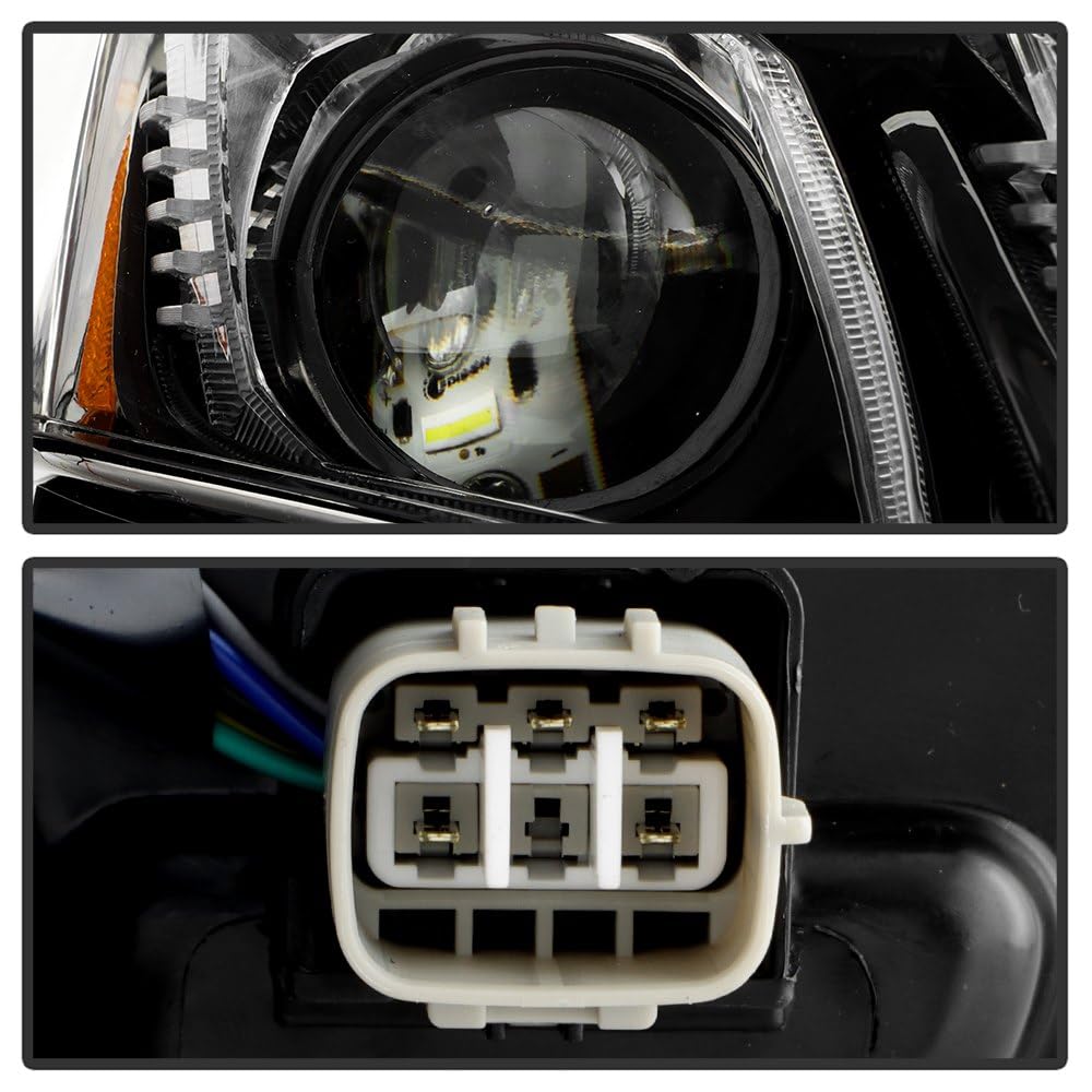Toyota Camry 21-23 SE XSE Halogen Headlight - Low Beam-LED ; High Beam-LED ; Signal-7444NA(Included) - OE Black Right Spyder (OE)