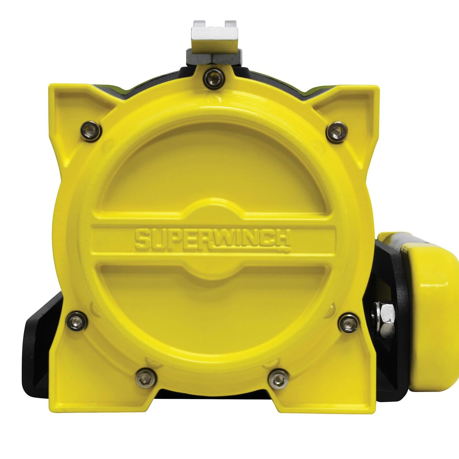 S5500SR Superwinch 1455201 Trailer Winch 5500lb(2495kg) Single Line Pull with Roller Fairlead 1/4" x 60' Synthetic Rope 30.5ft Corded Handheld Remote