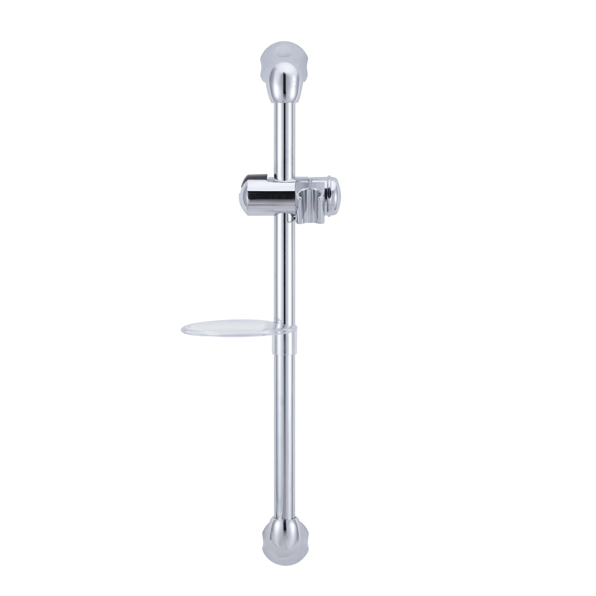 Dura Faucet RV Adjustable Handheld Showerhead DF-SA300CL-CP Shower Slide Bar (Chrome)