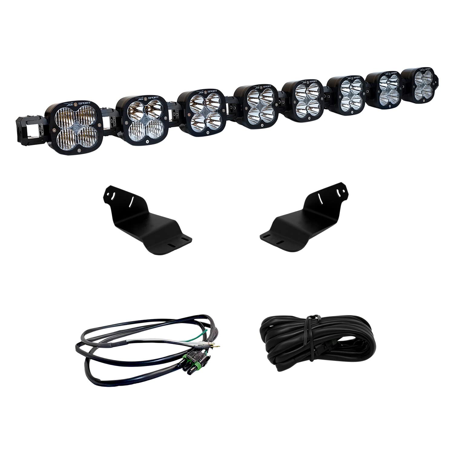 Offroad Light Bar BAJA DESIGN 447756UP Fits Ford Bronco, Black