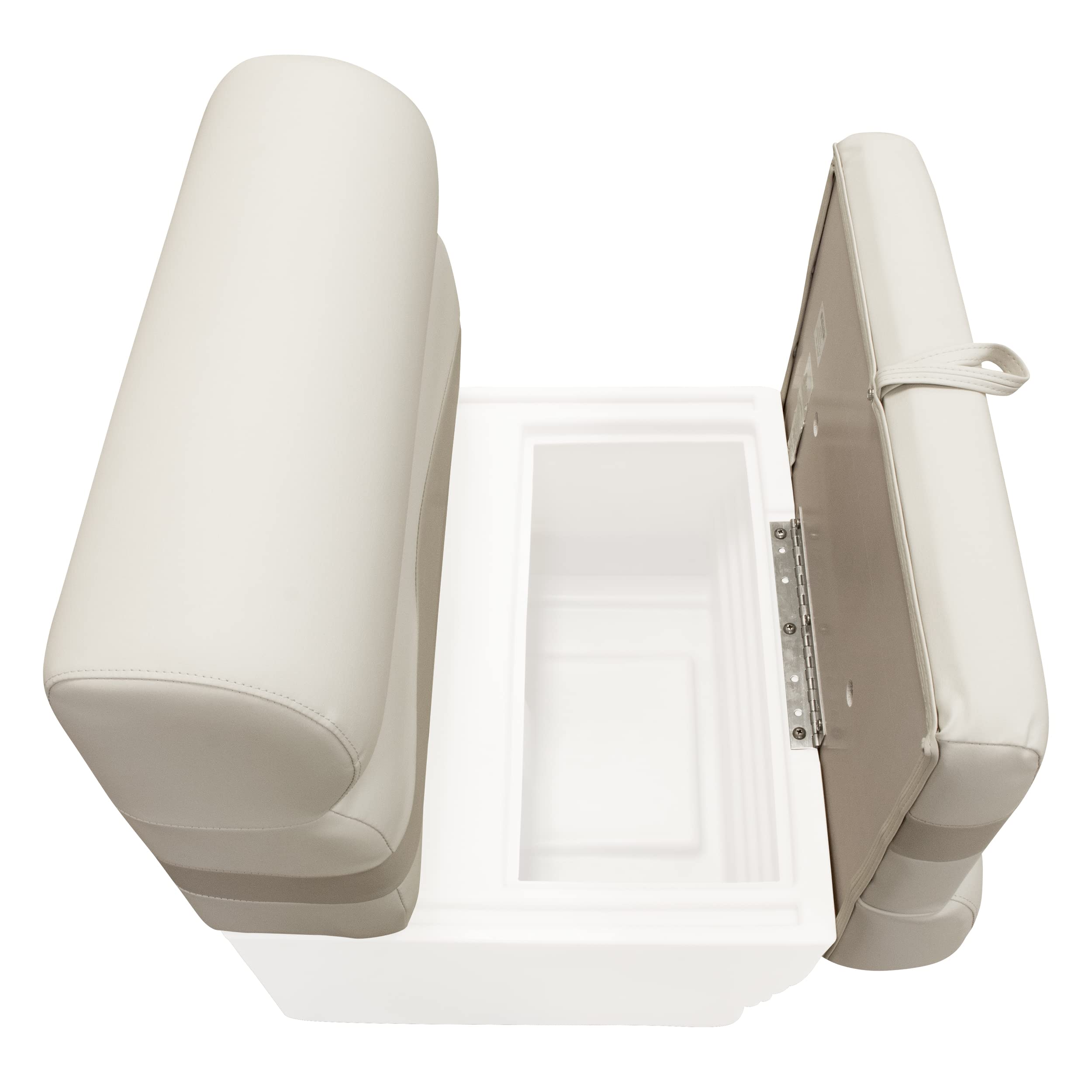 Wise Premier Series BM1143-1066 Pontoon 27" Bench Seat Cushion Set, Stone/Mocha Java/Khaki