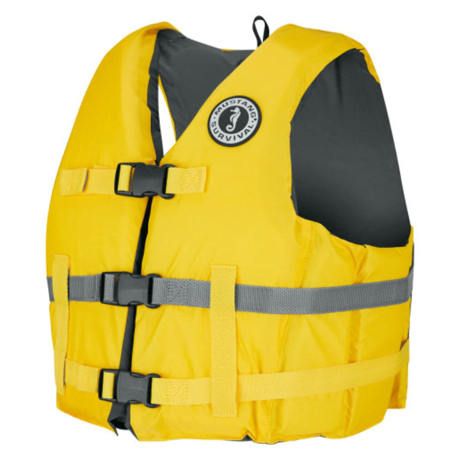 Livery Foam Vest Mustang Survival - Yellow, X-Large/XX-Large
