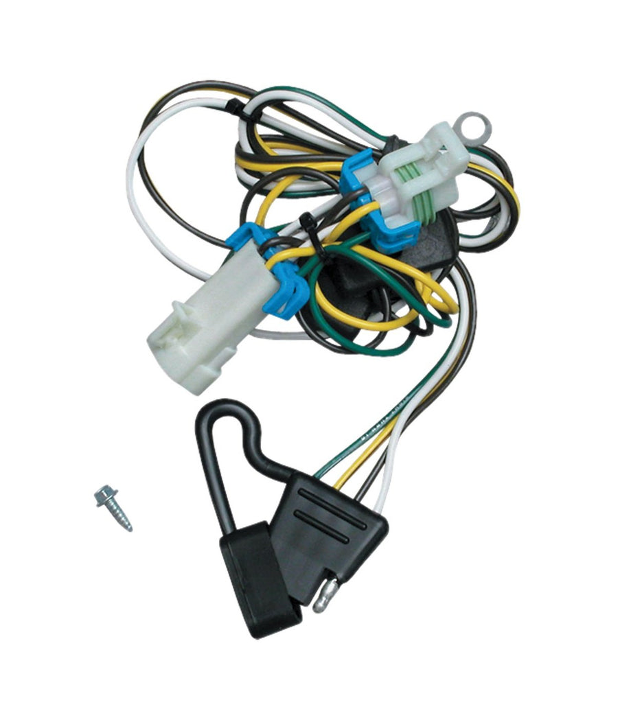 Tekonsha T-One® 118359 T-Connector Harness, 4-Way Flat, Compatable with 1998-2004 Chevrolet S10, 1998-2004 GMC Sonoma, 1998-2000 Isuzu Hombre Black