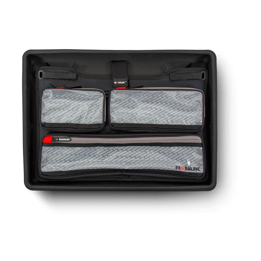 Waterproof Nanuk 930 Hard Case with Lid Organizer and Padded Divider - Yellow (930-6004)