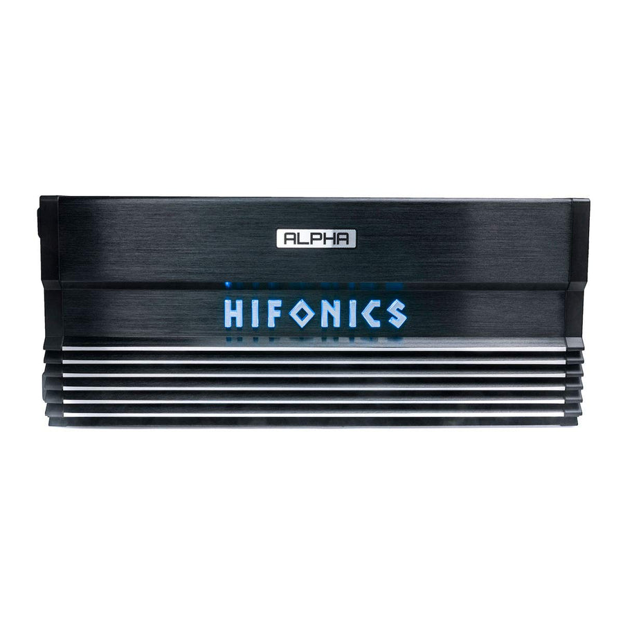 Hifonics Alpha A2000.1D Compact 2000 Watt 1 Ohm Stable Monoblack Car Audio Amplifier