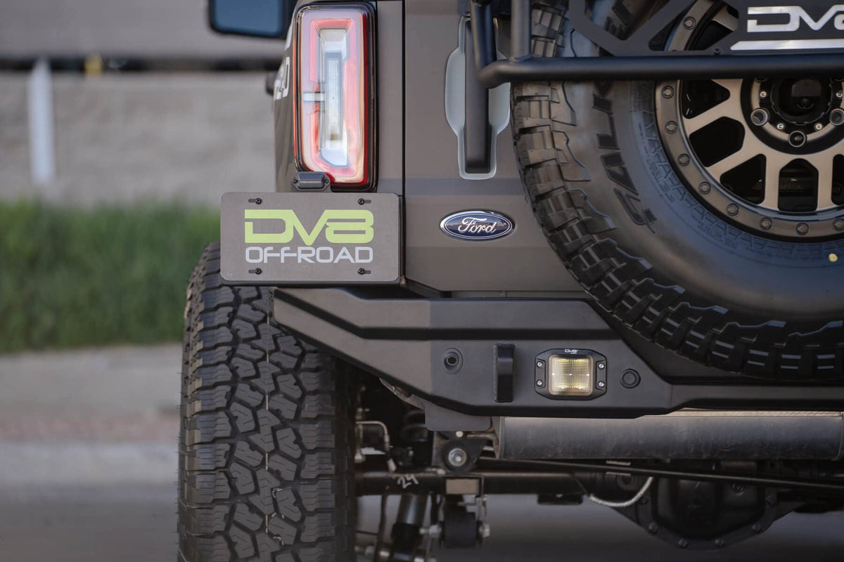 3" DV8 Offroad Elite Series Flush Mount Light Pod | 4,800 Lumen from OSRAM LED's | Bezel-Less Housing w/Heat Fins | IP 68 Rated UV Resistant Lens | Flood Pattern