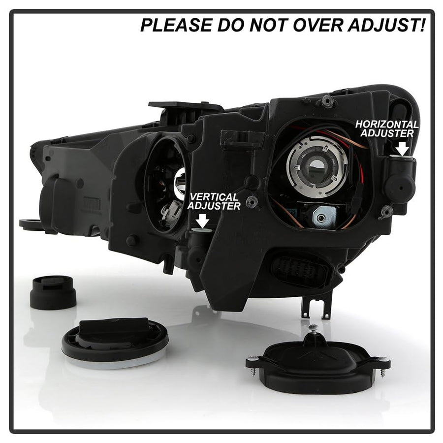 Audi A4 S4 17-19 Spyder (POE) Xenon HID LED DRL OE Headlights - Low Beam-D5S-(Not Included) ; High Beam-D5S(Not Included) ; Signal-PSY21W(Included) - Right