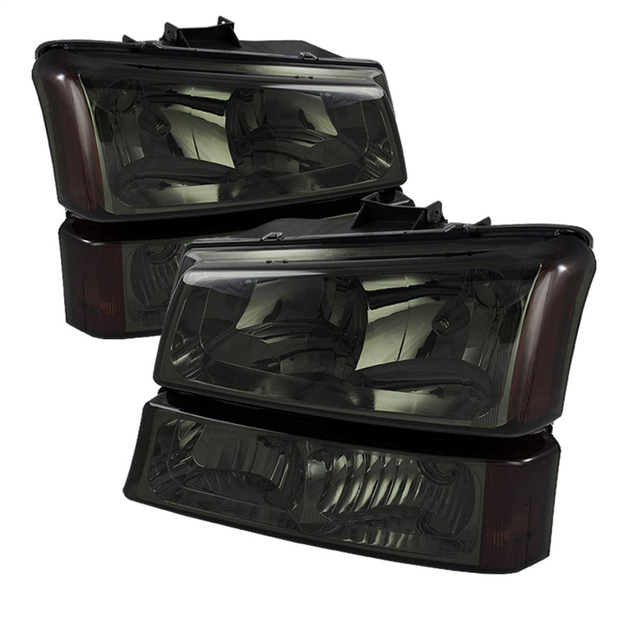 Crystal Front Headlight Kit xTune Auto Chrome/Smoked 5064523