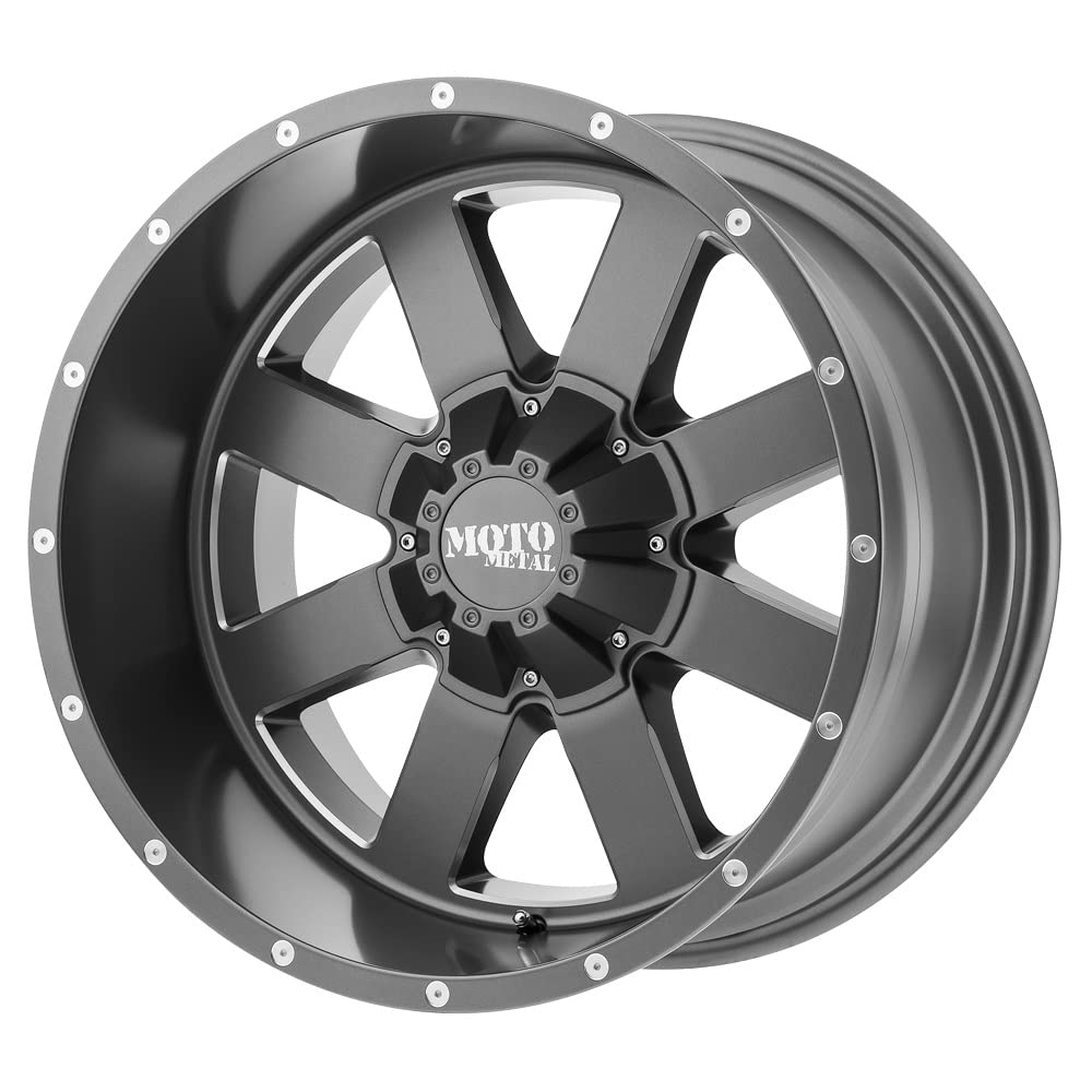 Moto Metal MO962 18X9 Blank S-Gry Mill 0MM (108-150) MO96289000400