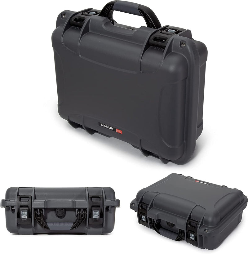 Nanuk Waterproof Hard Case 920 with Custom Foam Insert for DJI Ronin-S 3 Mini - Graphite