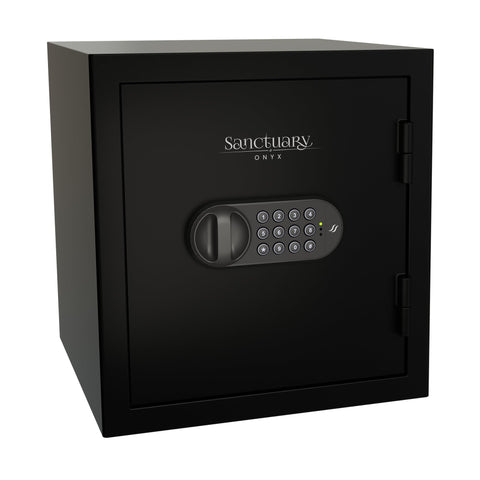 Onyx Sanctuary 1.34 cu. Ft. Fireproof Home and Office Safe with Electronic Lock, Matte Black