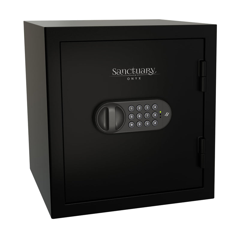 Onyx Sanctuary 1.34 cu. Ft. Fireproof Home and Office Safe with Electronic Lock, Matte Black