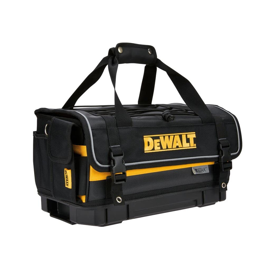 DEWALT Tool Bag, 16-inch Durable TSTAK Tote with Tool Organizer and Hard Bottom (DWST17623)