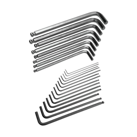 W80280 Performance Tool SAE/MET Ball End Hex, 22-Piece