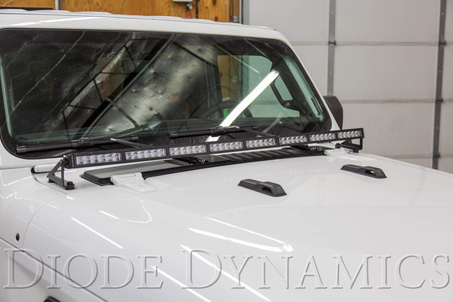 Hood Bracket Kit Diode Dynamics for 2018-2021 Jeep JL Wrangler/Gladiator