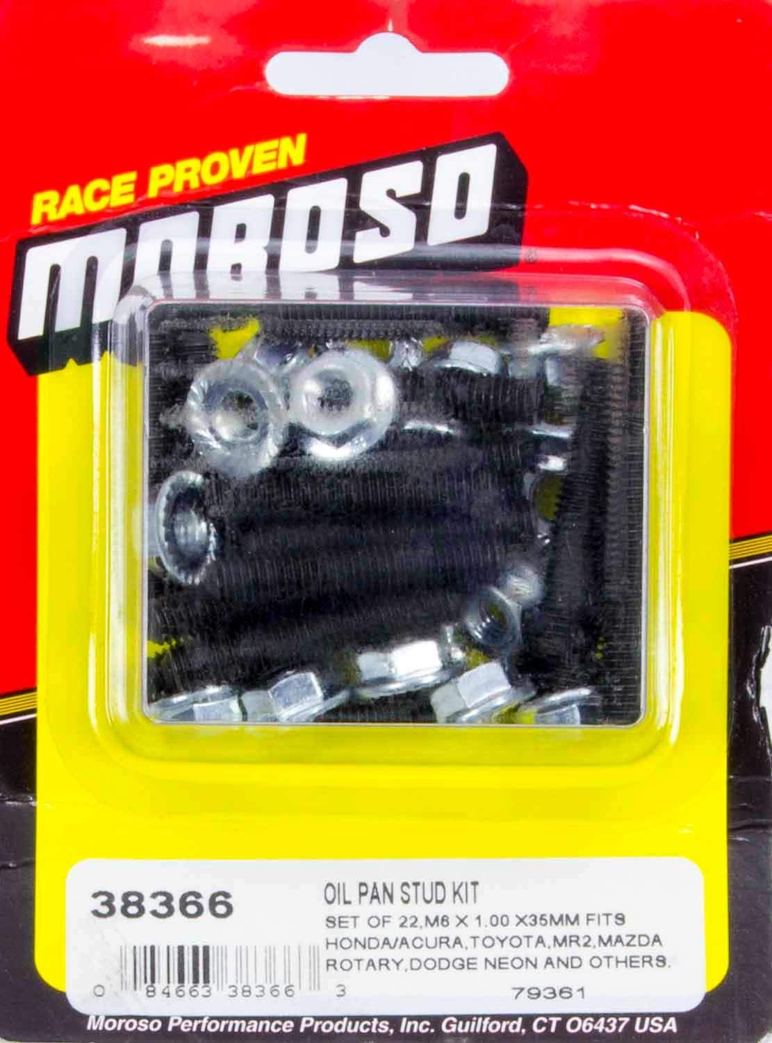 6mm Moroso Oil Pan Stud Kit 38366