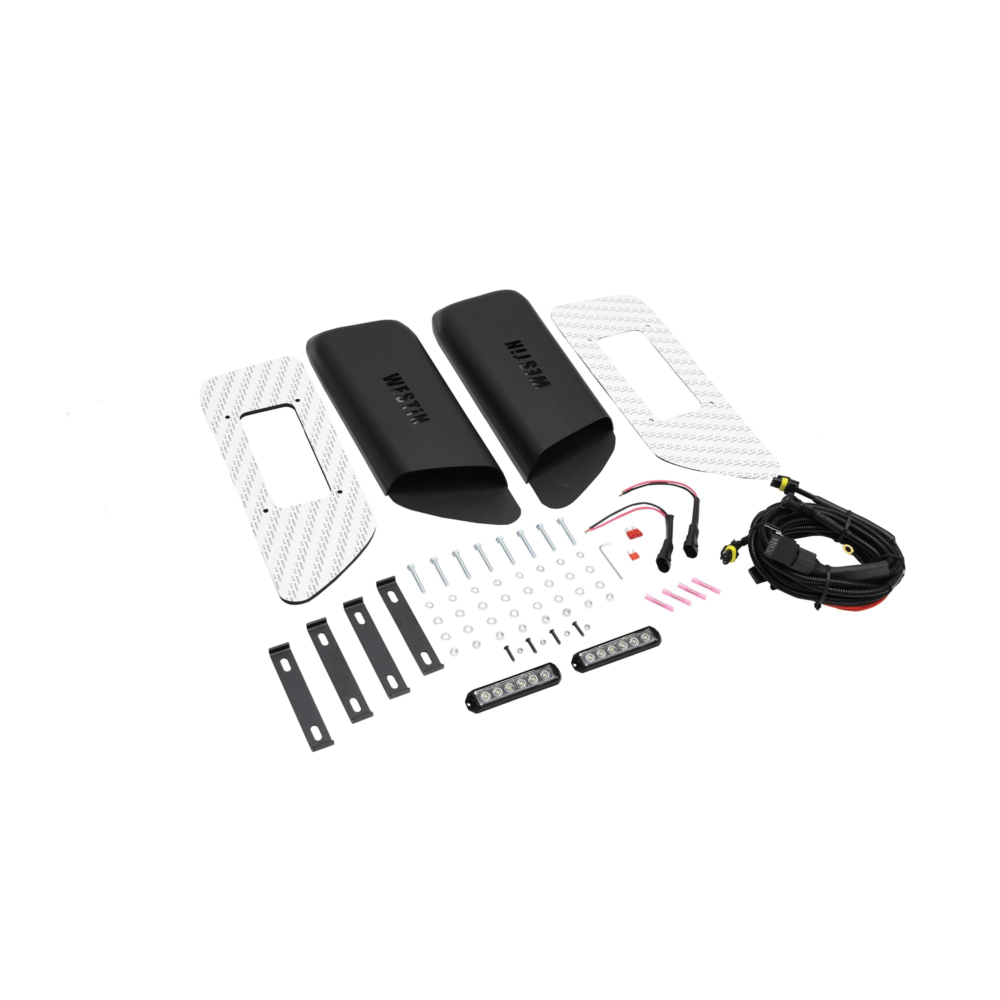 Westin 62-41115 Hood Scoops LED fits 2018-2026 Wrangler JL 2Door Wrangler JL Unlimited 4 Door (Excl Sport, Sport S & Sahara) 2020-2025 Gladiator (Exc Sport, Sport S, Overland, North Edition)