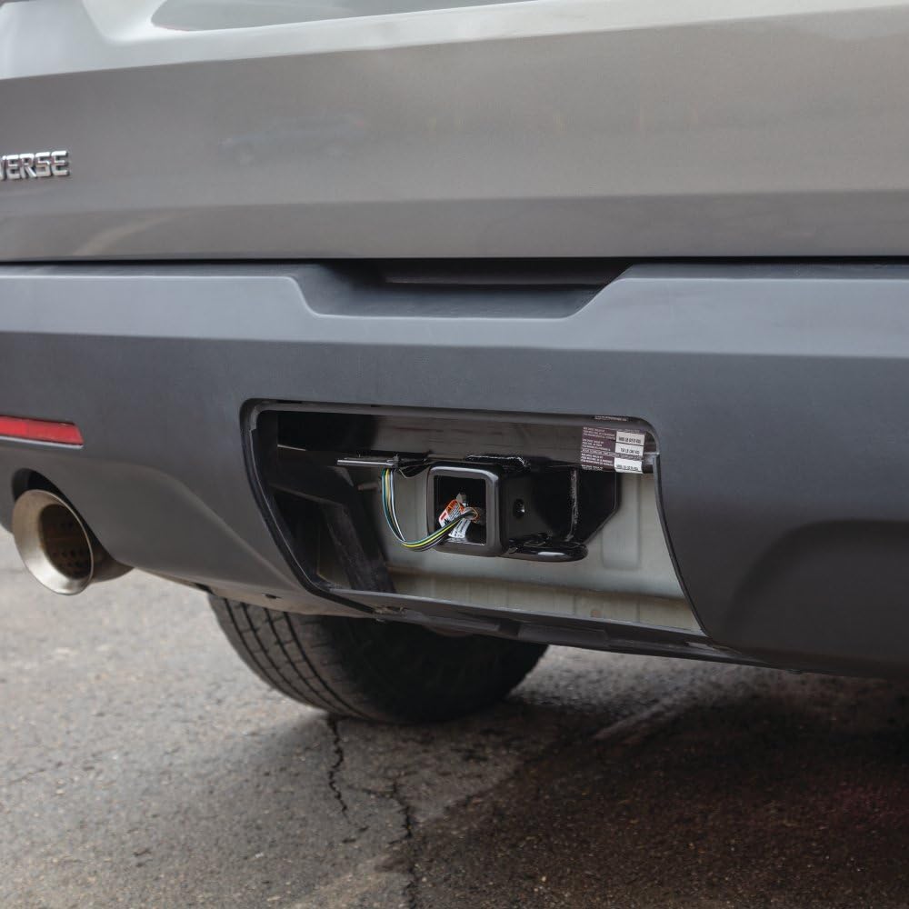 Class 3 Draw-Tite Trailer Hitch, 2 Inch Square Receiver, Compatible with Buick Enclave, Chevrolet Traverse, GMC Acadia (Please Verify Vehicle Application)