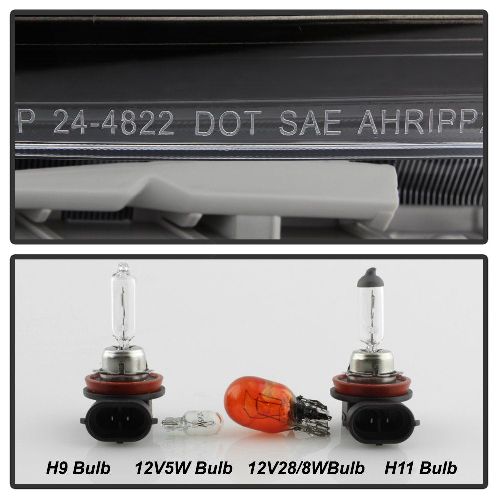 OEM Style Xtune Headlights (HD-JH-NA16-4D-OE-BK-L) (OE)