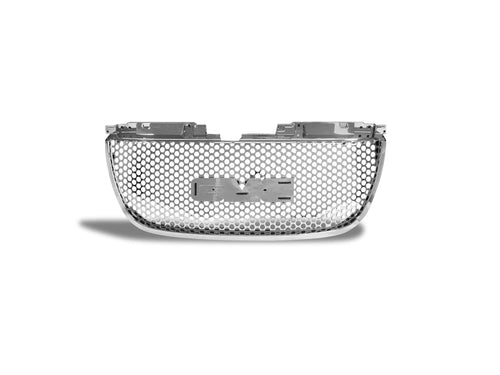 7148734 Armordillo USA Chrome Mesh Front Hood Grille Fits 2007-2014 GMC Yukon