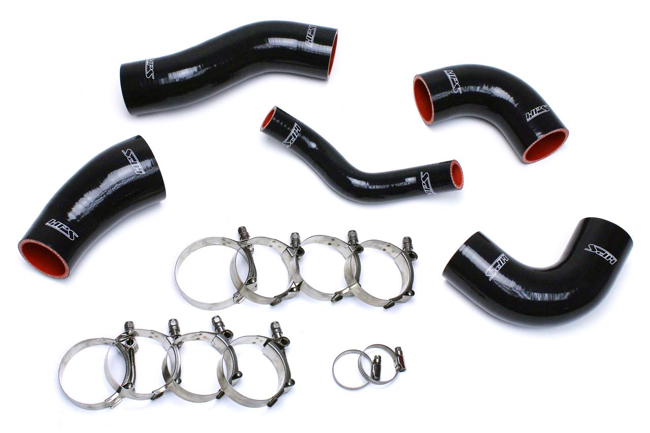 Intercooler Hose HPS Performance (57-1420-BLK-1), Black