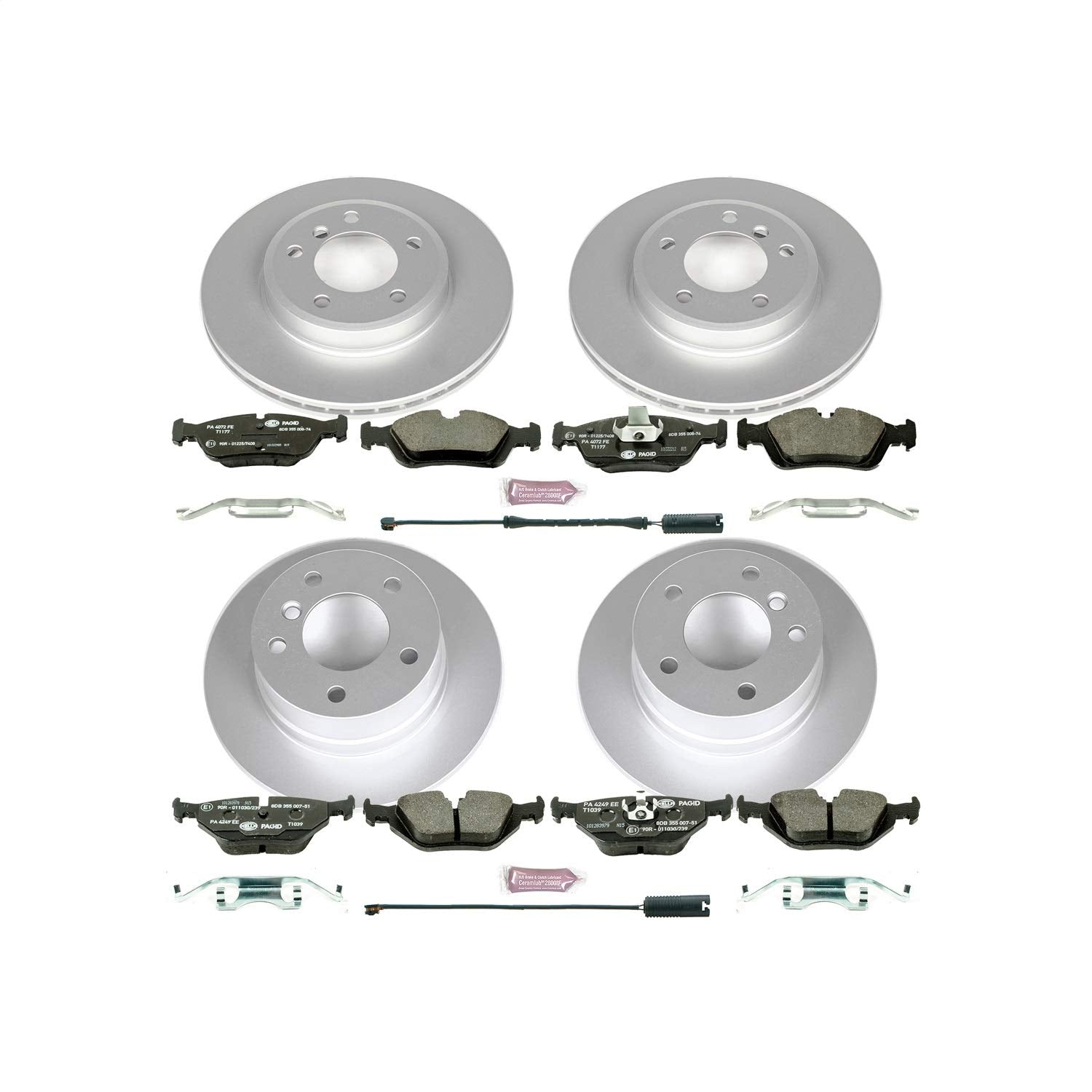 Euro-Stop Power Stop Brake Kit Front and Rear For BMW Z3 2001-2002 [Model Specific]