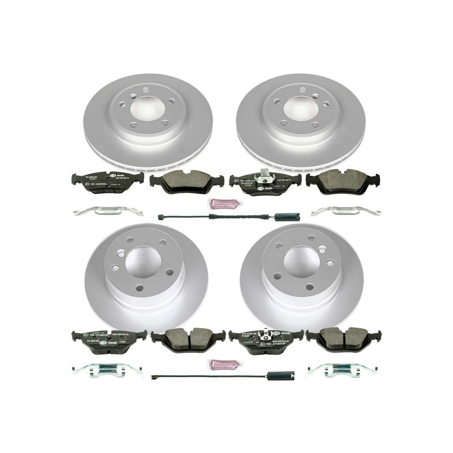 Euro-Stop Power Stop Brake Kit Front and Rear For BMW Z3 2001-2002 [Model Specific]