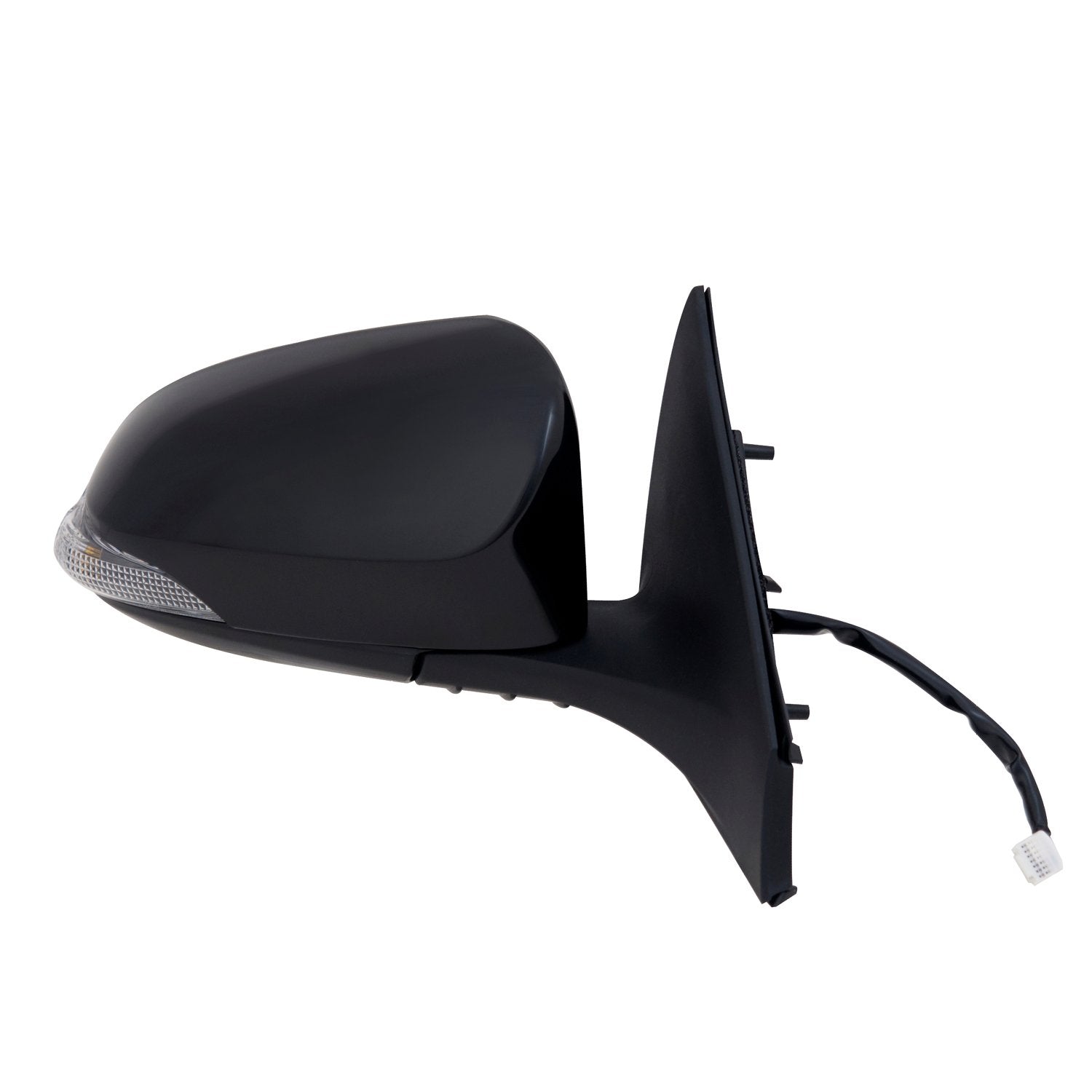 Toyota Avalon Passenger Side Mirror, Avalon Hybrid, Textured Black w/PTM Cover, w/Turn Signal, Memory, Foldaway, w/o Blind Spot Detection System, Heated Power