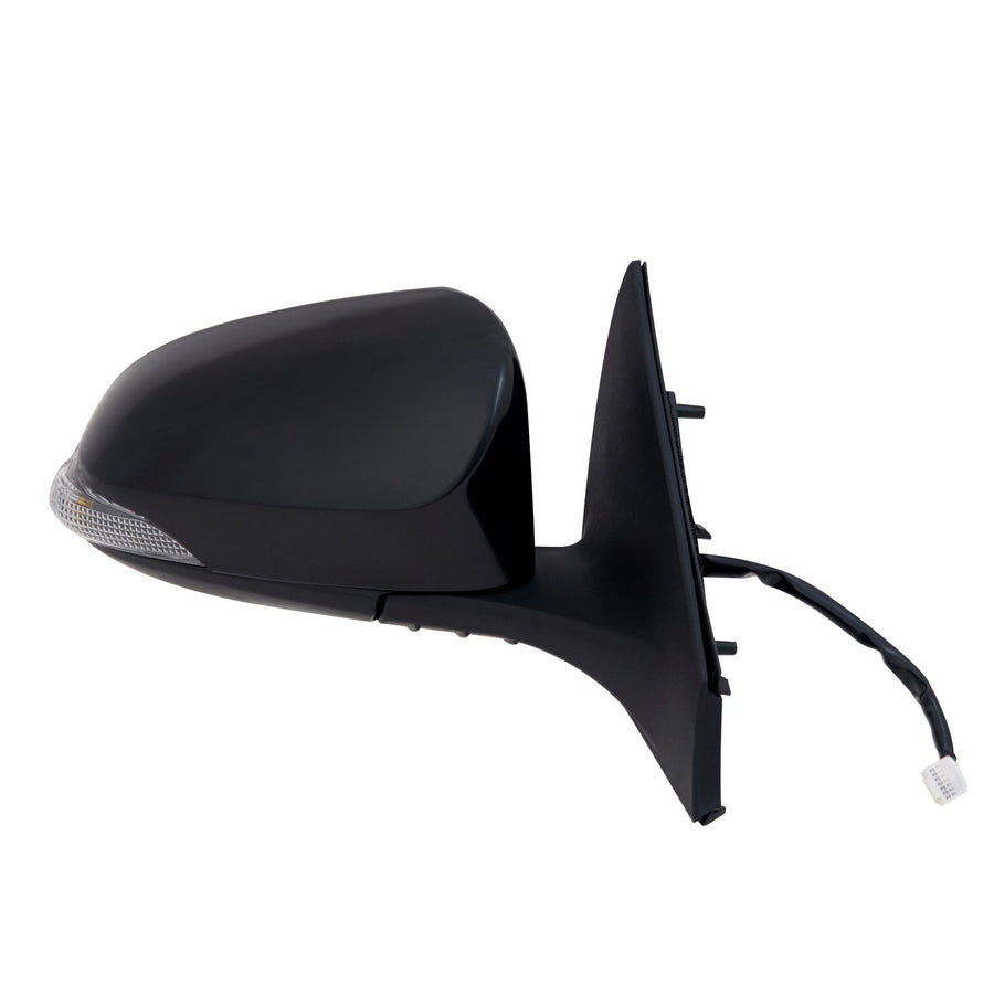 Toyota Avalon Passenger Side Mirror, Avalon Hybrid, Textured Black w/PTM Cover, w/Turn Signal, Memory, Foldaway, w/o Blind Spot Detection System, Heated Power