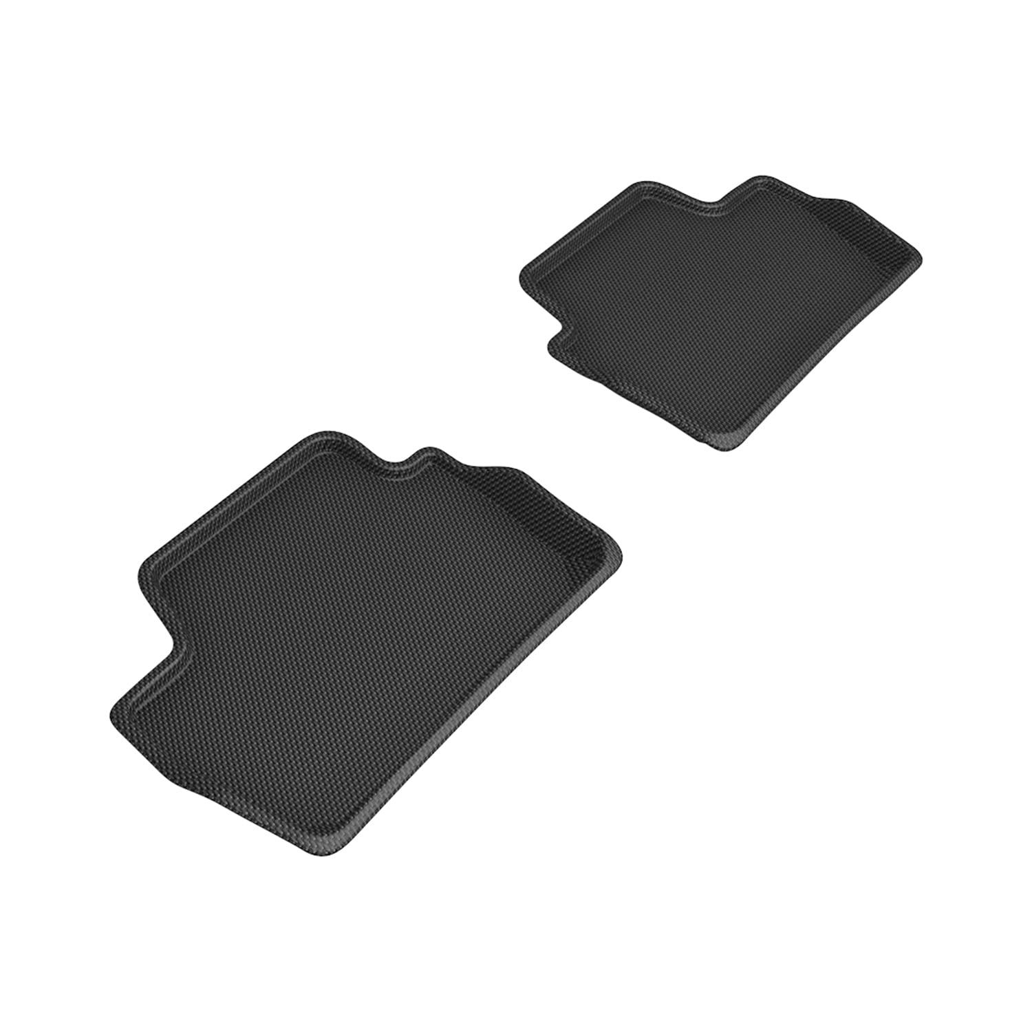 Kagu Floor Mat 3D MAXpider Custom Fit (Black) Compatible with BMW 2 Series Coupe (G42) 2022-2026 - Second Row