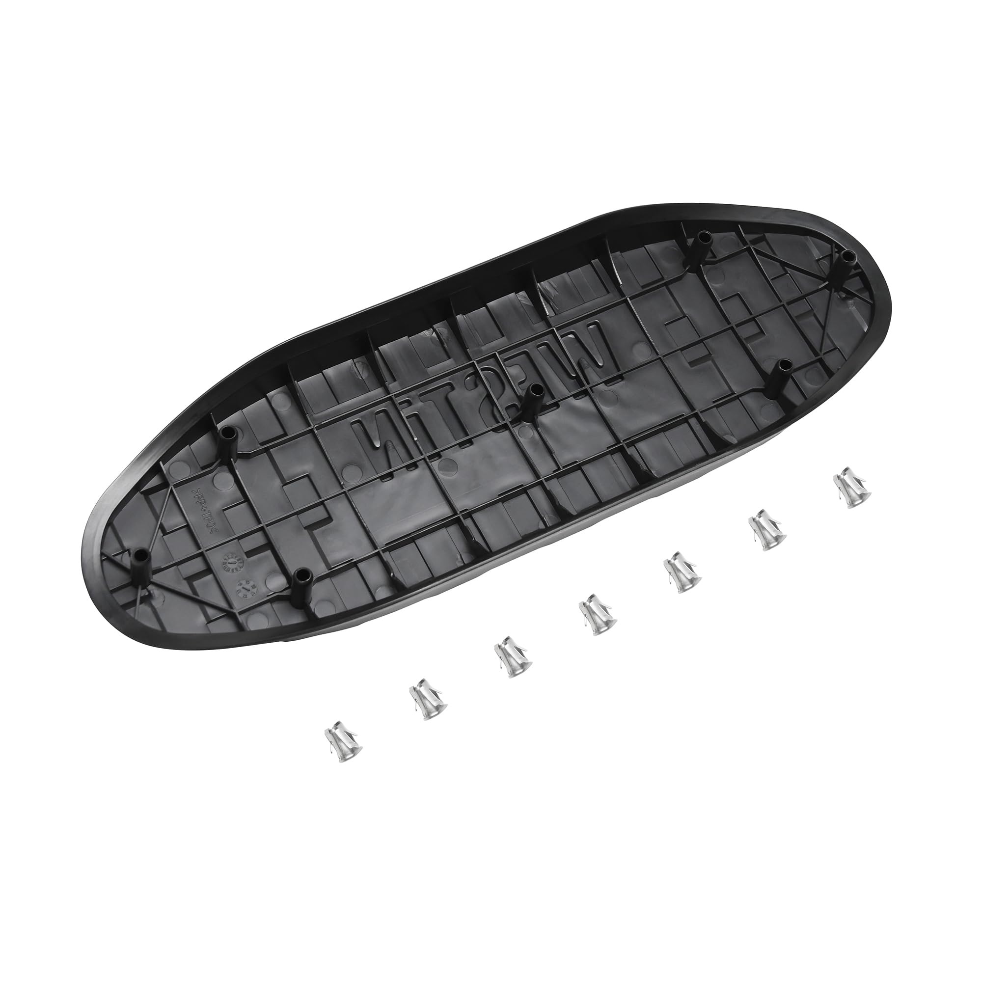 Westin 21-50002 Pro Traxx 5 Step Black Pad & Clips Replacement Service Kit with 14in pad