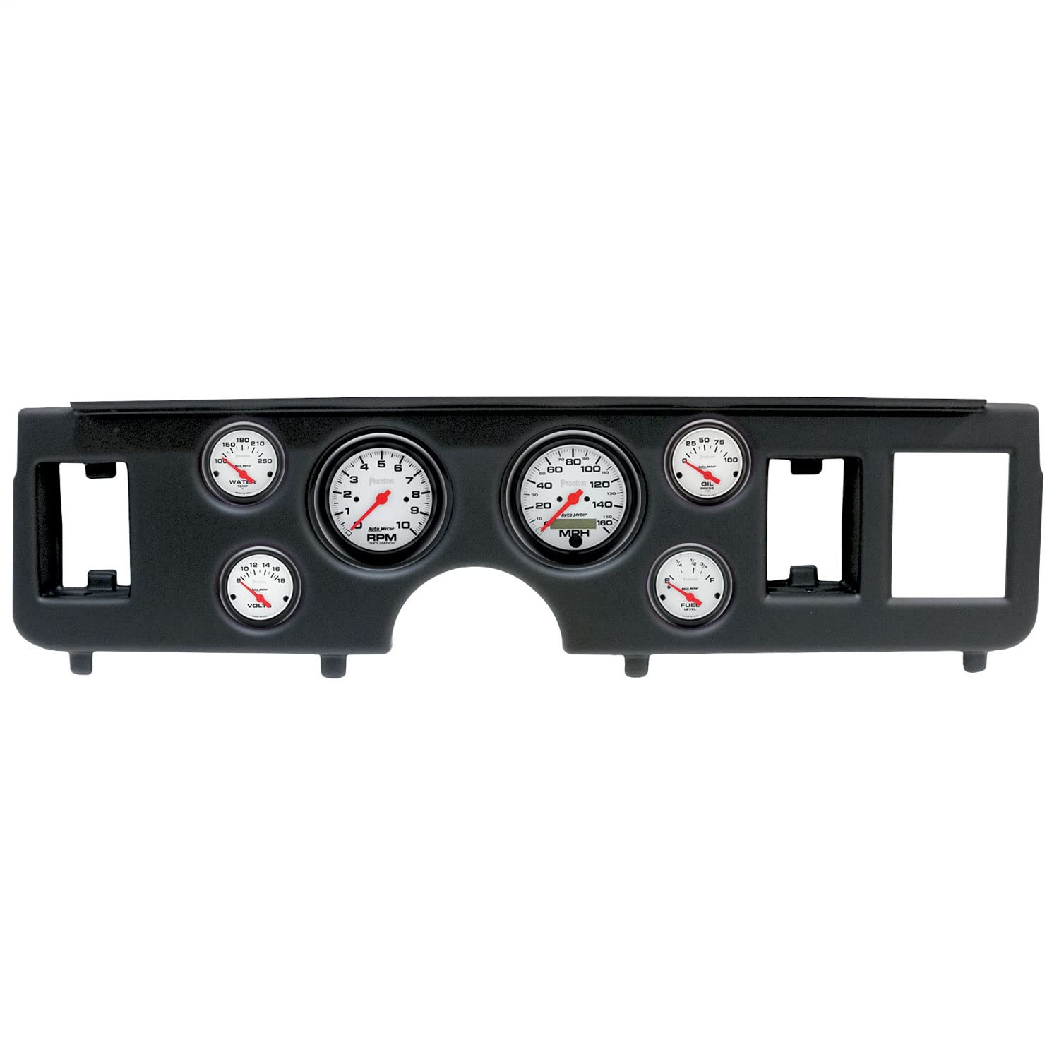 AutoMeter Dash Kit Direct Fit, (3 3/8" X2, 2 1/16" X4), Ford Mustang 79-86, Phantom (2917-09)