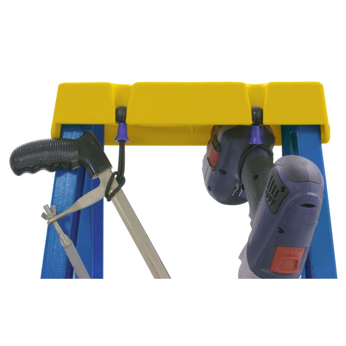 Old Blue Series Werner OBCN06 375-Duty Rating Type IAA Contractors Job Station Fiberglass Stepladder, 6-Foot
