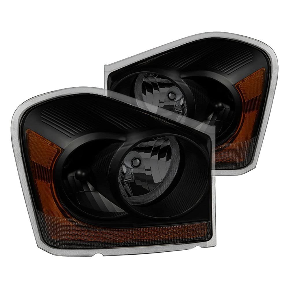 Headlight Xtune HD-JH-DDU04-AM-BSM - Black Smoked Dodge Durango 04-05 OEM Headlamps