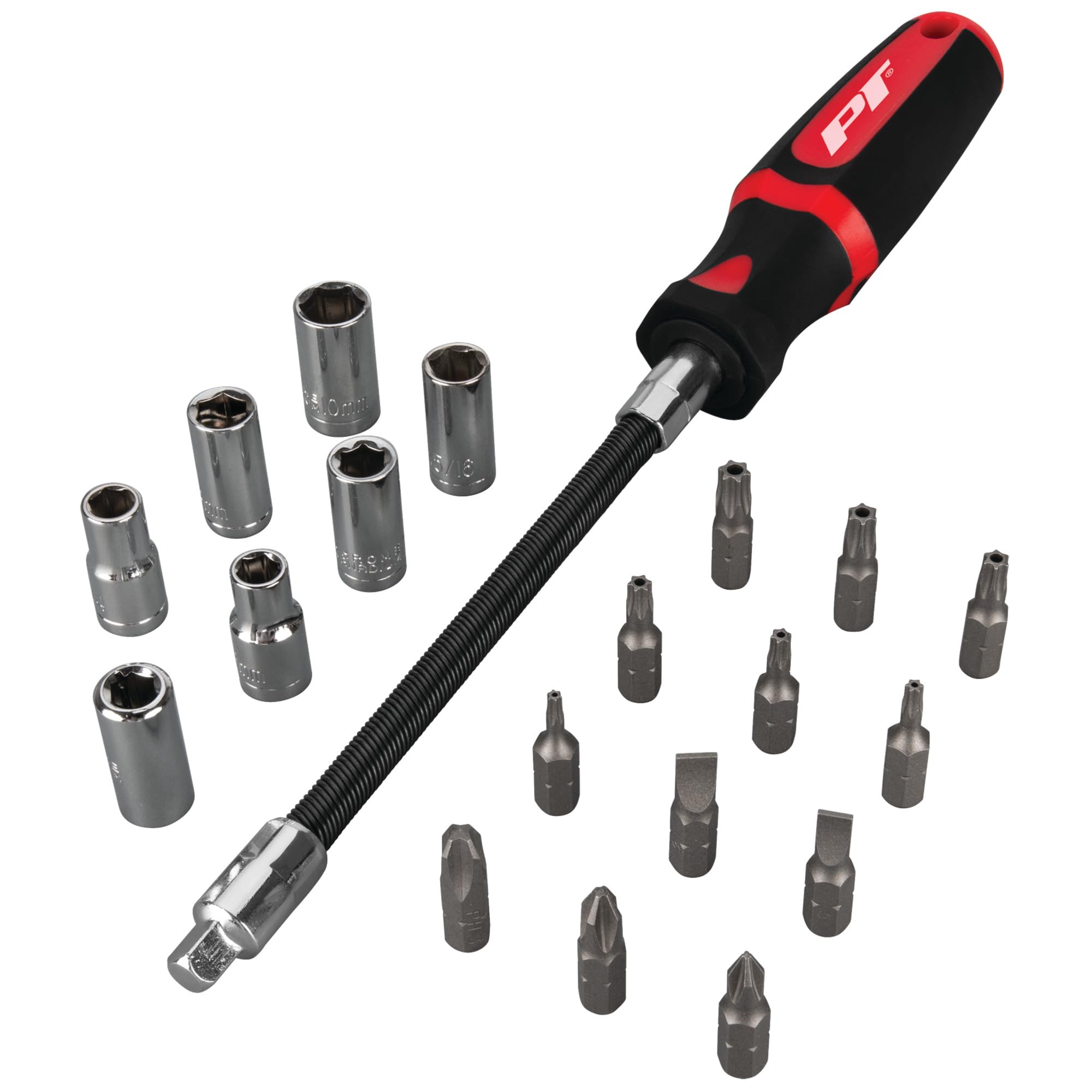 20 Pc. Performance Tool W1744 Multi-Purpose Flexible Driver Set
