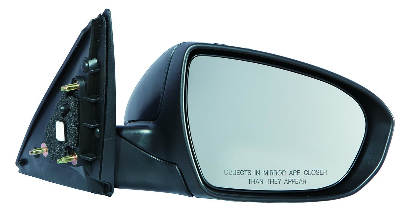 Kia Optima DEPO 323-5401R3EBH Passenger Side Heated Power Mirror with Turn Signal Lamp, Black