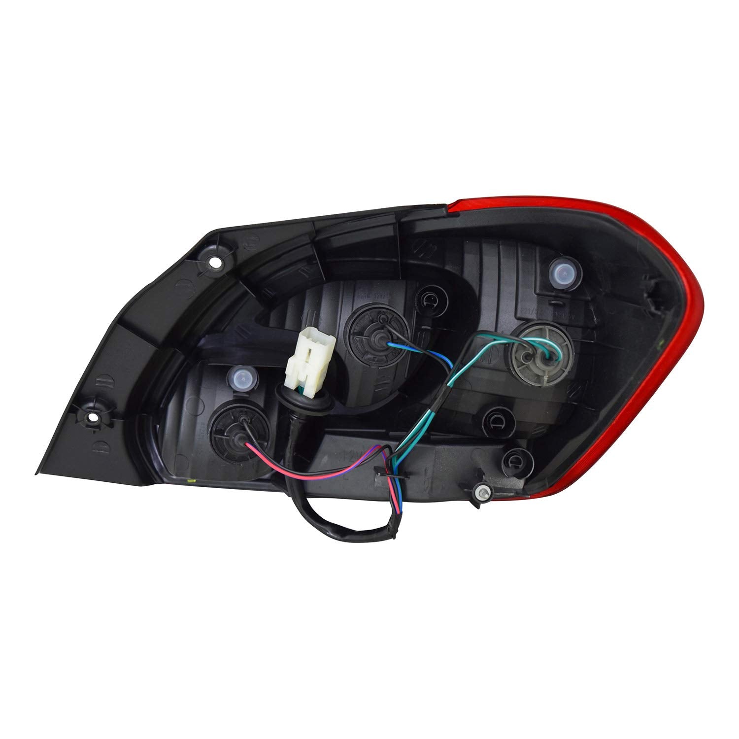 Left TYC Tail Light Assembly Compatible with 2014-2015 Mitsubishi Mirage