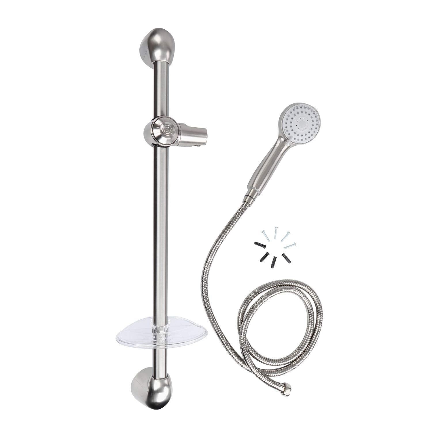 Empire Faucets 21" Durable Metal SLDBR-2MTL-BN-A RV Shower Slide Bar - Brushed Nickel