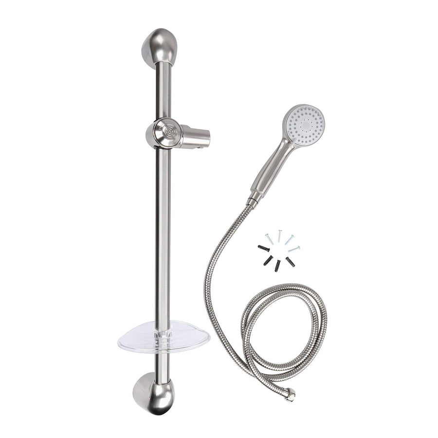 Empire Faucets 21" Durable Metal SLDBR-2MTL-BN-A RV Shower Slide Bar - Brushed Nickel
