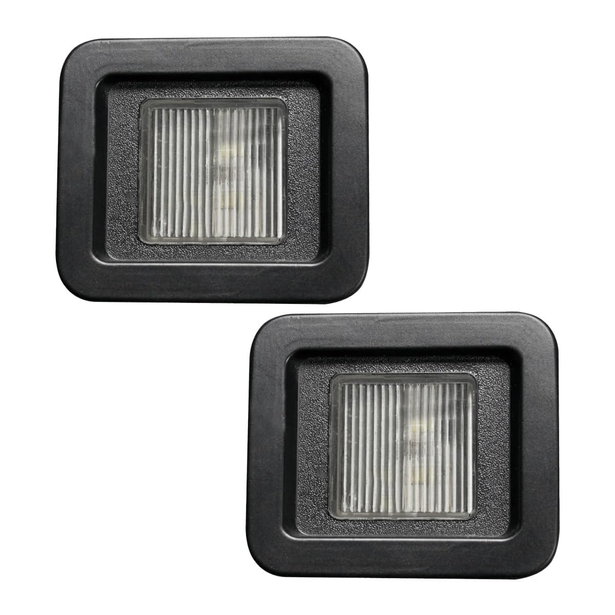 RECON - Ultra Bright White 6500K LED Illumination Fits 2015-2020 F150 Premium License Plate 2-PC Kit Increased Visibility