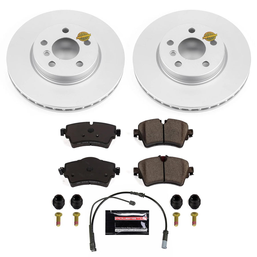 Power Stop Z23 Evolution CRK7980 Front Sport Geomet Coated Brake Kit For Mini Cooper 2014-2021 [Model Specific]