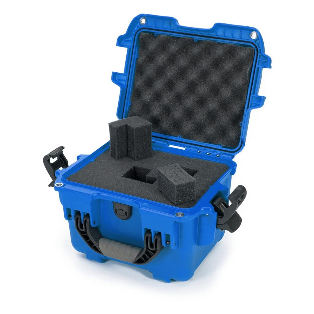 Blue Nanuk 908 Waterproof Hard Case with Foam Insert