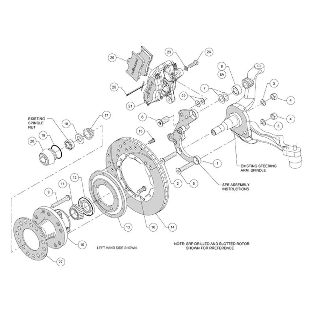 Red FDLI Front Kit,11.00"