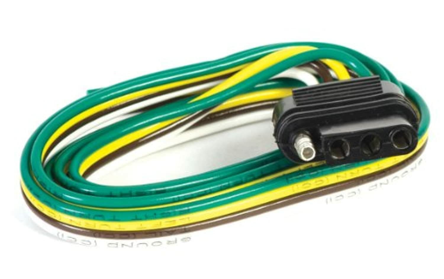 48" Husky 13191 4-Wire Flat Trailer Connector for Car End