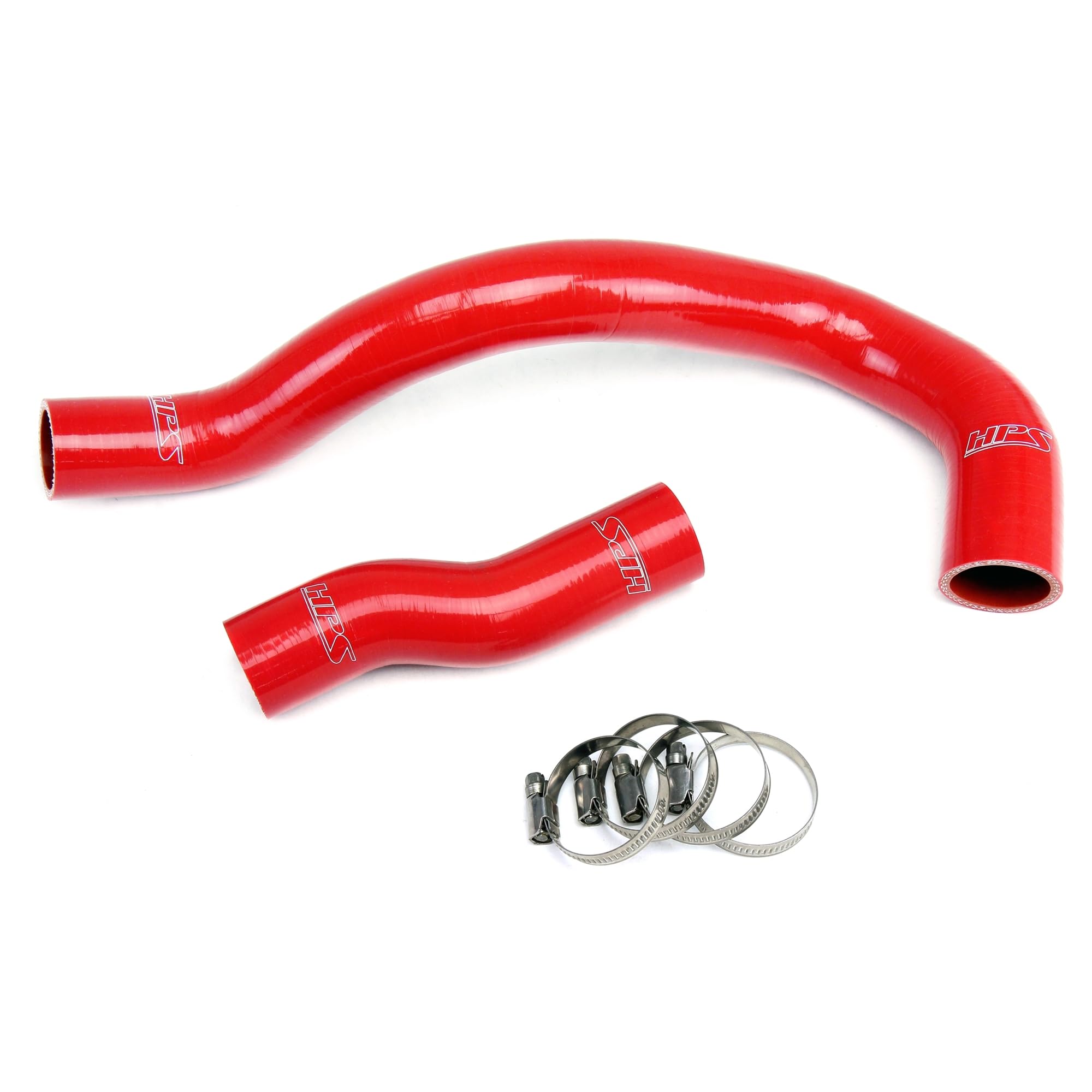 Red HPS 57-1266-RED Silicone Radiator Coolant Hose Kit