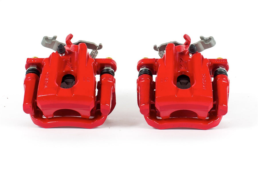 Power Stop Pair of High-Temp Red Powder Coated Rear Calipers For Lexus CT200h 2011-2017, Scion iM 2016, Scion tC 2011-2016, Toyota Corolla iM 2017-2018 [Model Specific]