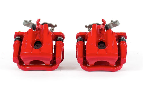 Power Stop Pair of High-Temp Red Powder Coated Rear Calipers For Lexus CT200h 2011-2017, Scion iM 2016, Scion tC 2011-2016, Toyota Corolla iM 2017-2018 [Model Specific]