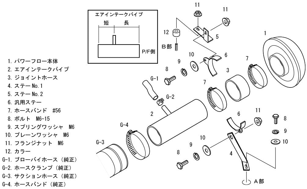Super Power Flow Intake Kit HKS 70019-AH103 (SPF DC5/EP3 typeR K20A), 1 Pack