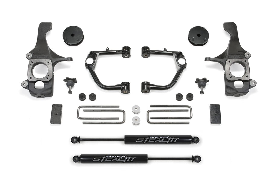 K7028M Fabtech 4in Lift System w/Shocks
