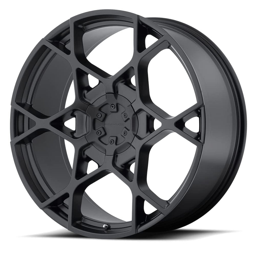 KMC Wheels Crosshair KM695 Satin Black Wheel (20x8.5"/6x120mm, +15 offset)